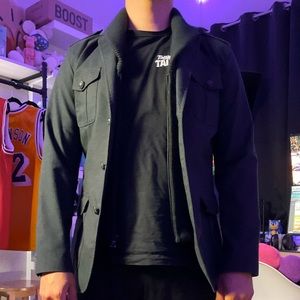 Dressy jacket with zipper